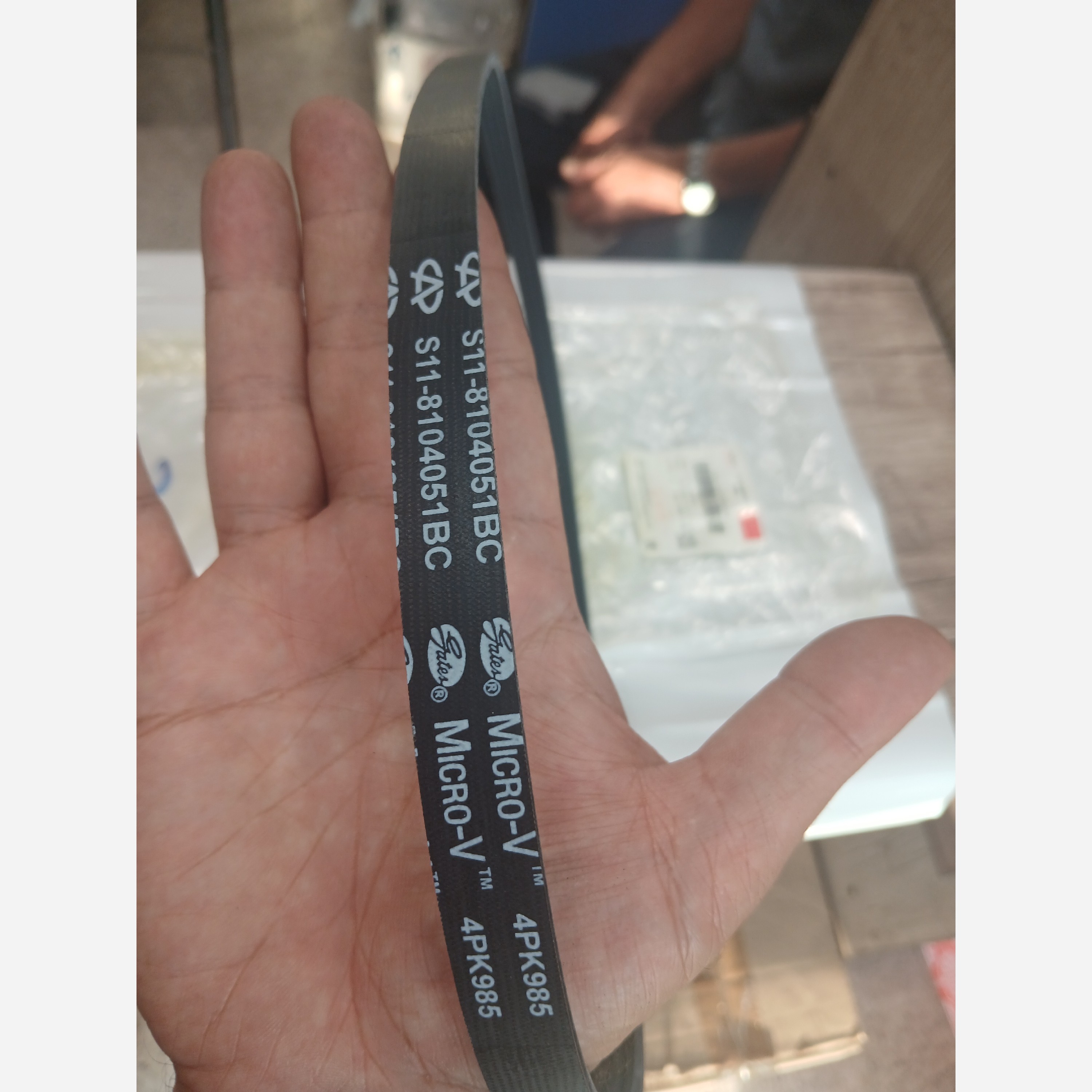 تسمه کولر 110 چهار سیلندر اصلی